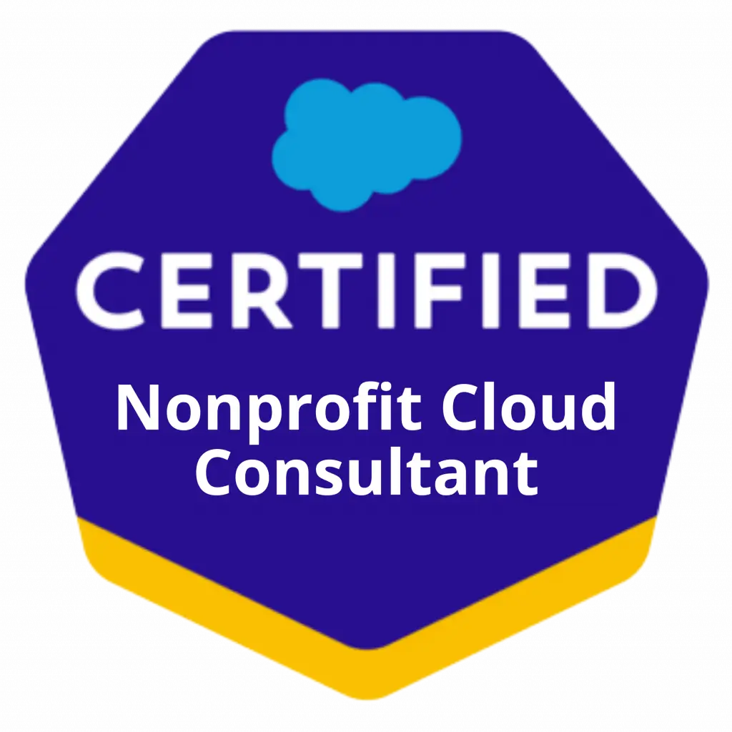 Salesforce Nonprofit Cloud Consultant Certification Badge