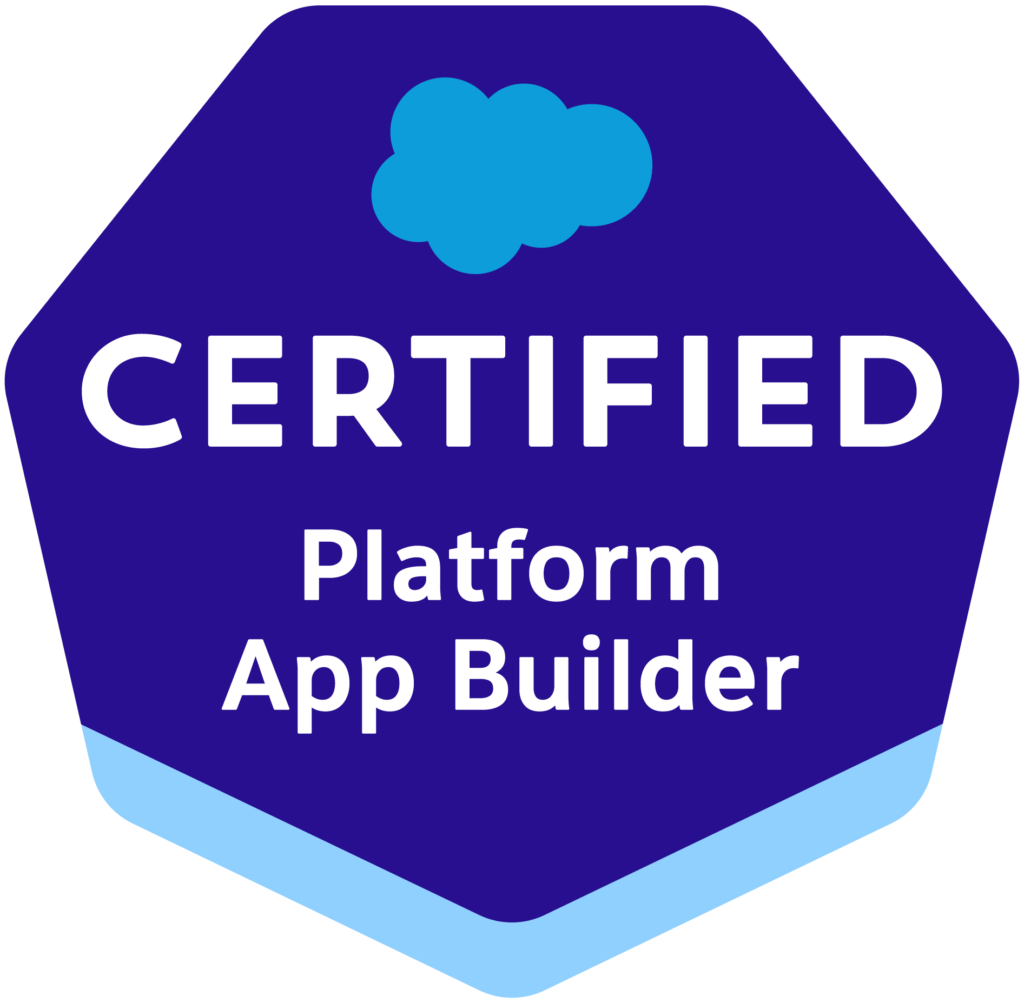 Salesforce Platform App Builder Certification Badge