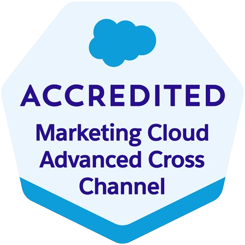 Accredited Marketing Cloud Advanced Cross Channel Badge