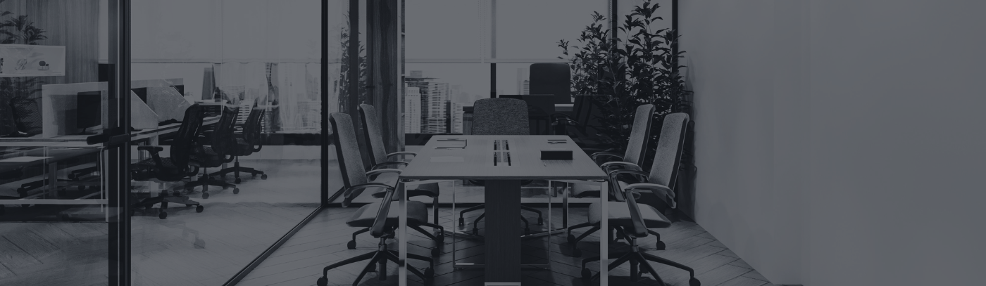 Conference room in an office