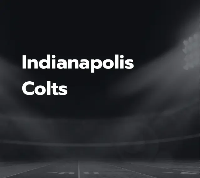 Indianapolis Colts text overlaying a football field